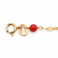 Bracciale Bambino in Oro Pasta di corallo BROR-106-286 - BROR-106-286